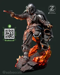 اکشن فیگور مندلورین و گروگو | mandalorian and Grogu